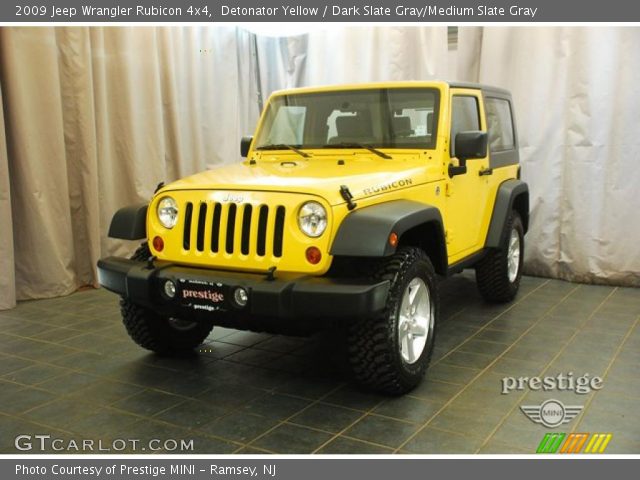 2009 Jeep Wrangler Rubicon 4x4 in Detonator Yellow