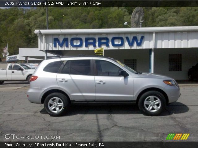 2009 Hyundai Santa Fe GLS 4WD in Bright Silver