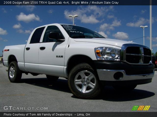 2008 Dodge Ram 1500 TRX4 Quad Cab 4x4 in Bright White