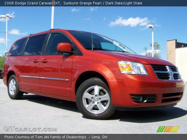 2008 Dodge Grand Caravan SXT in Sunburst Orange Pearl