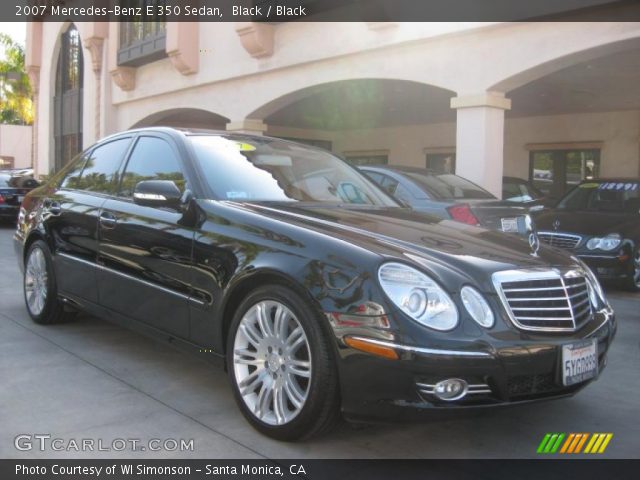 2007 Mercedes-Benz E 350 Sedan in Black