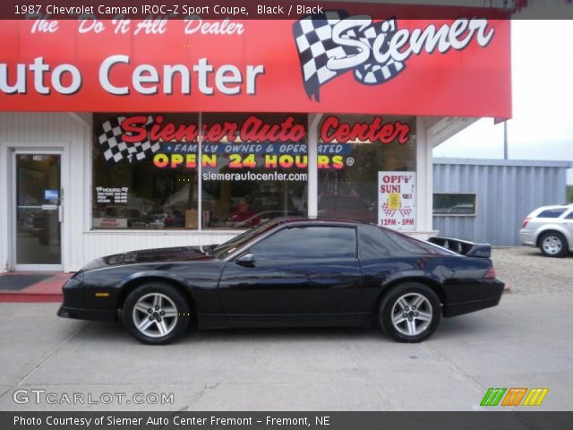 1987 Chevrolet Camaro IROC-Z Sport Coupe in Black