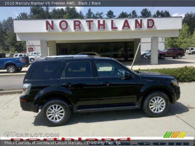 2010 Mercury Mariner V6 Premier 4WD in Black