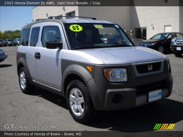 2003 Honda Element EX AWD in Satin Silver Metallic