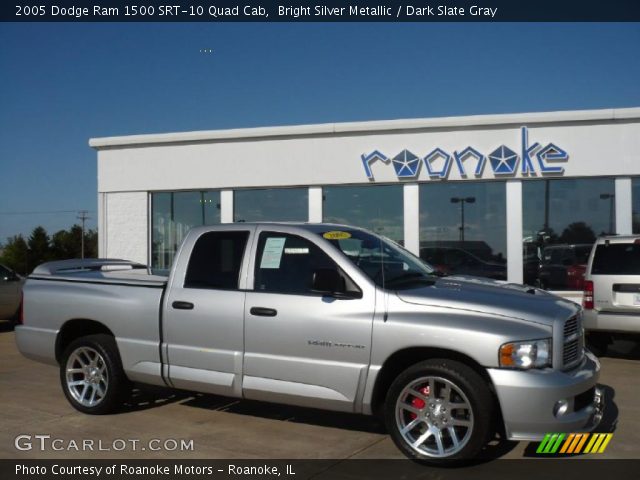 2005 Dodge Ram 1500 SRT-10 Quad Cab in Bright Silver Metallic