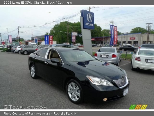 2008 Lexus ES 350 in Obsidian Black