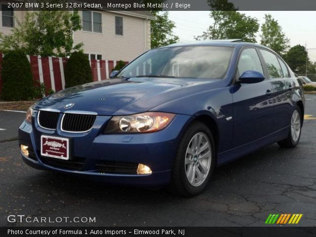 2007 BMW 3 Series 328xi Sedan in Montego Blue Metallic