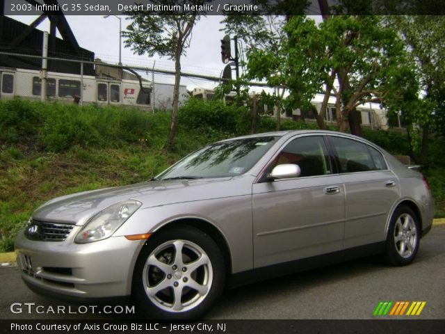 2003 Infiniti G 35 Sedan in Desert Platinum Metallic