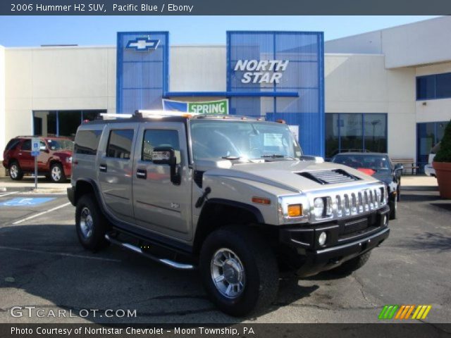 2006 Hummer H2 SUV in Pacific Blue