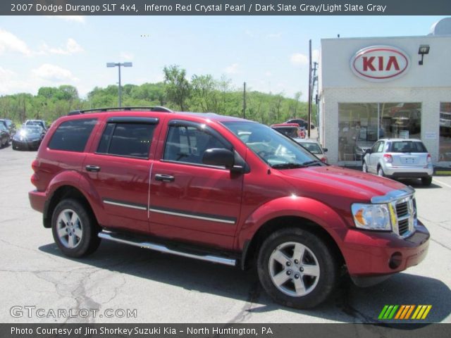 2007 Dodge Durango SLT 4x4 in Inferno Red Crystal Pearl