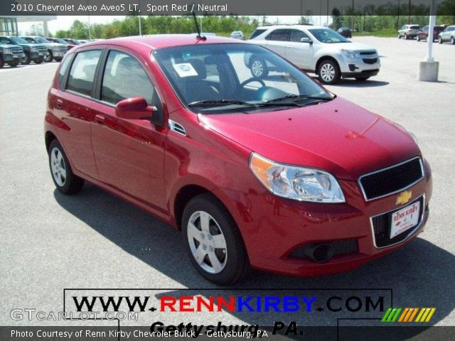 2010 Chevrolet Aveo Aveo5 LT in Sport Red