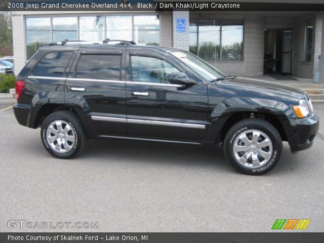 2008 Jeep Grand Cherokee Overland 4x4 in Black