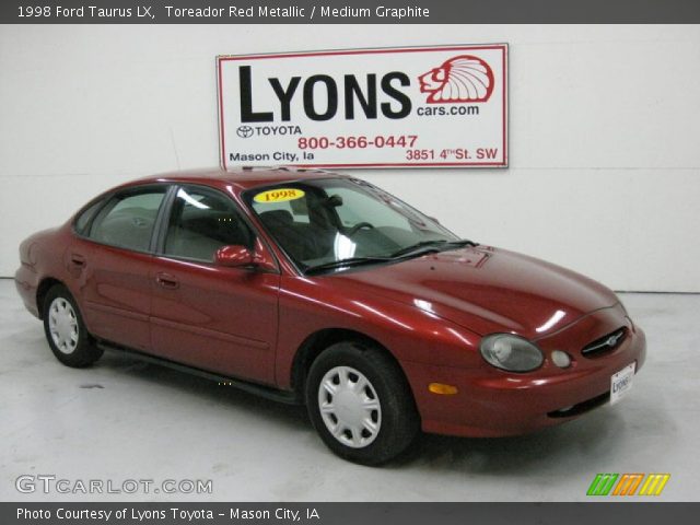 1998 Ford Taurus LX in Toreador Red Metallic