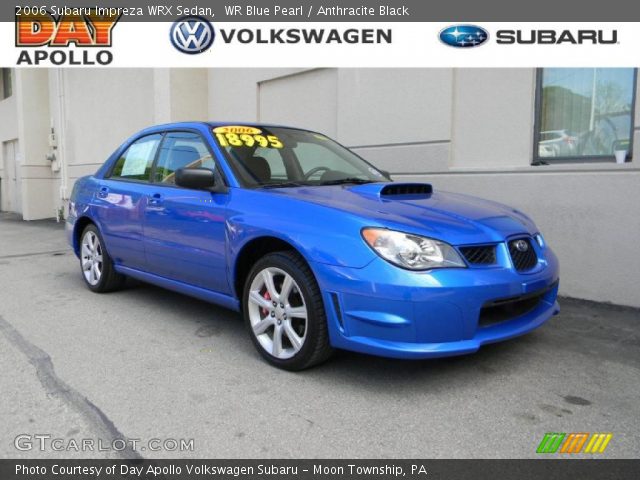 2006 Subaru Impreza WRX Sedan in WR Blue Pearl