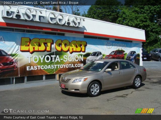 2007 Toyota Camry LE in Desert Sand Mica