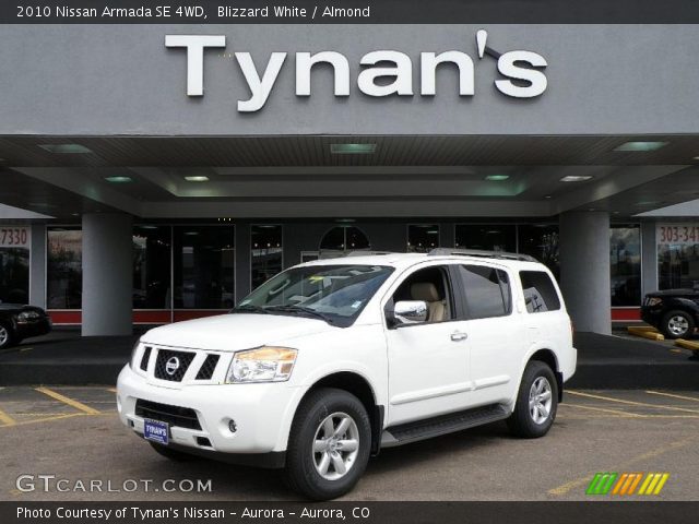 2010 Nissan Armada SE 4WD in Blizzard White