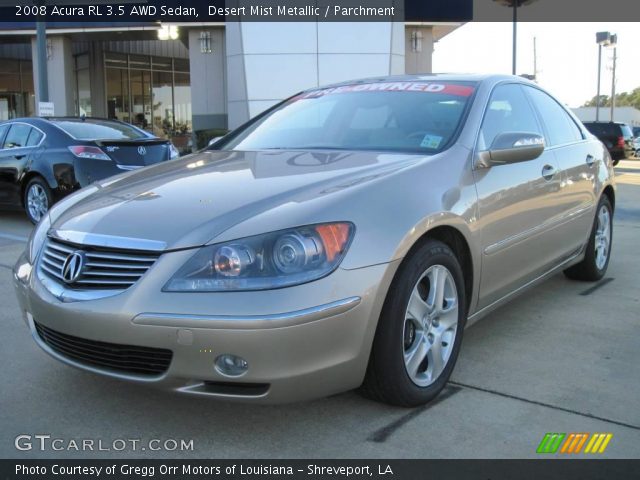 2008 Acura RL 3.5 AWD Sedan in Desert Mist Metallic