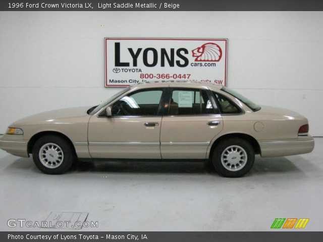 1996 Ford Crown Victoria LX in Light Saddle Metallic