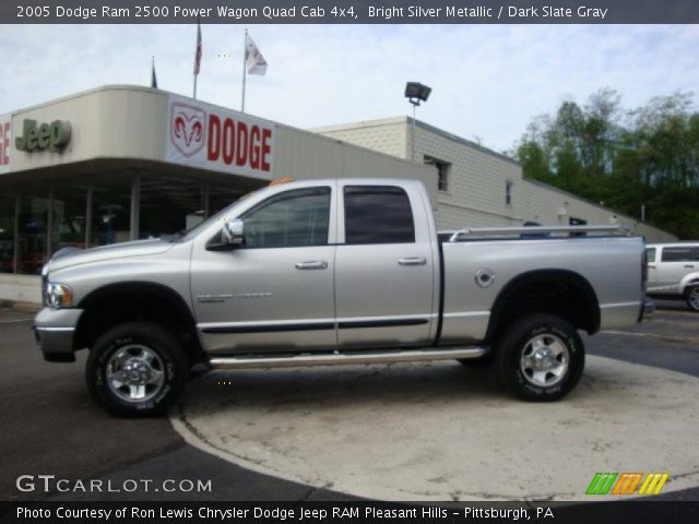 2005 Dodge Ram 2500 Power Wagon Quad Cab 4x4 in Bright Silver Metallic