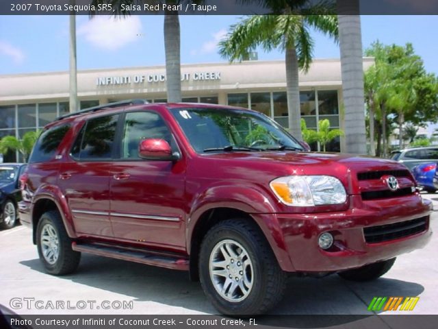 2007 Toyota Sequoia SR5 in Salsa Red Pearl