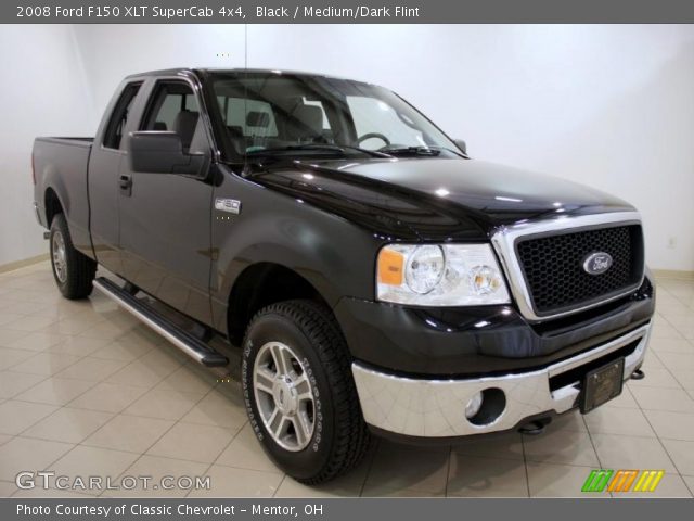 2008 Ford F150 XLT SuperCab 4x4 in Black