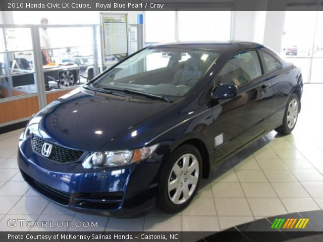 2010 Honda Civic LX Coupe in Royal Blue Pearl