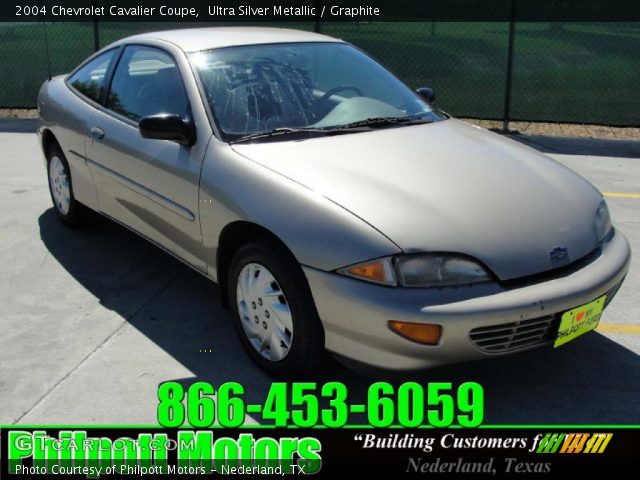 2004 Chevrolet Cavalier Coupe in Ultra Silver Metallic