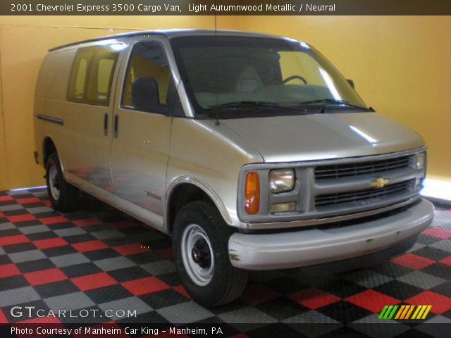2001 Chevrolet Express 3500 Cargo Van in Light Autumnwood Metallic