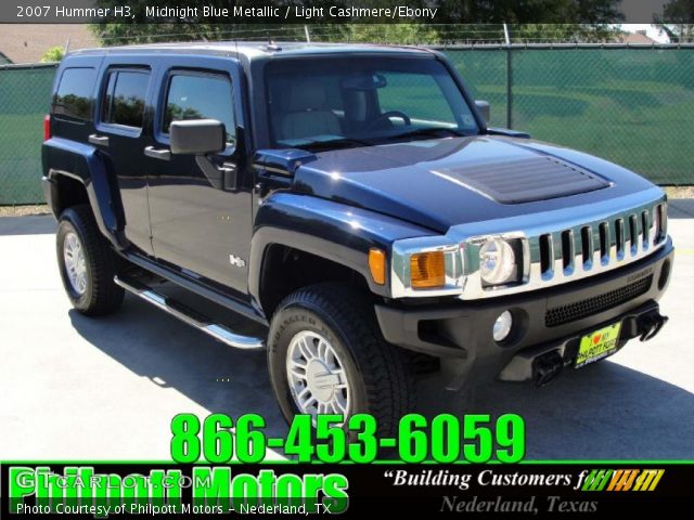 2007 Hummer H3  in Midnight Blue Metallic