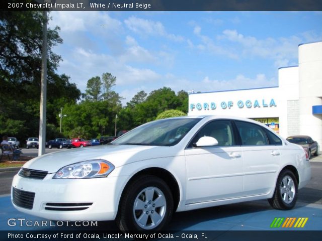 2007 Chevrolet Impala LT in White