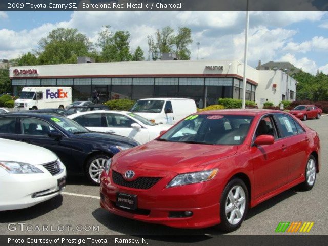 2009 Toyota Camry SE in Barcelona Red Metallic