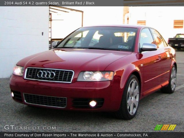 2004 Audi S4 4.2 quattro Sedan in Brilliant Red