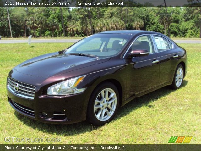 2010 Nissan Maxima 3.5 SV Premium in Crimson Black