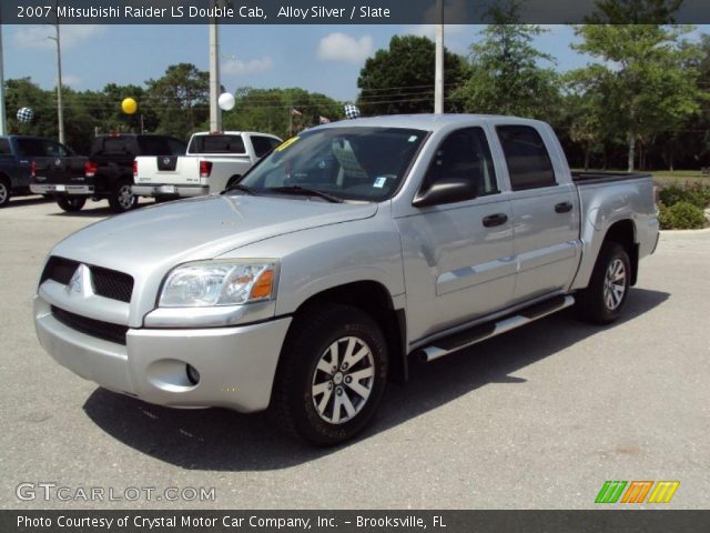 2007 Mitsubishi Raider LS Double Cab in Alloy Silver
