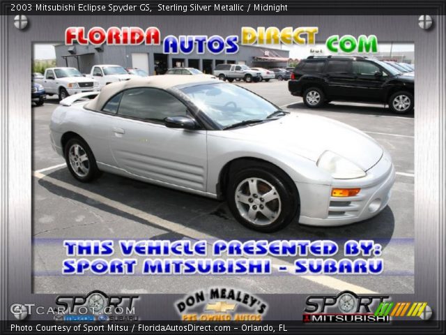 2003 Mitsubishi Eclipse Spyder GS in Sterling Silver Metallic