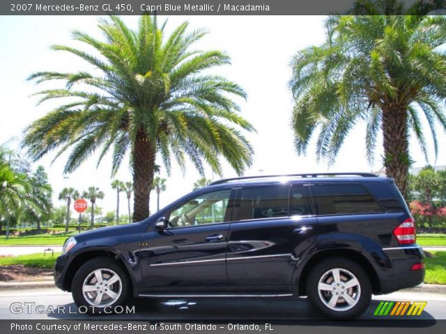 2007 Mercedes-Benz GL 450 in Capri Blue Metallic