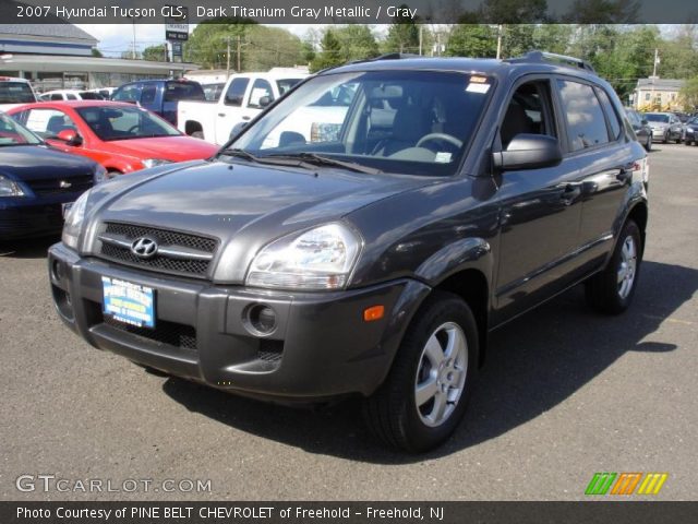 2007 Hyundai Tucson GLS in Dark Titanium Gray Metallic