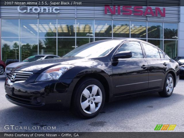 2007 Nissan Altima 2.5 S in Super Black