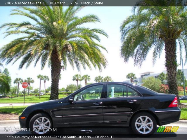 2007 Mercedes-Benz C 280 4Matic Luxury in Black