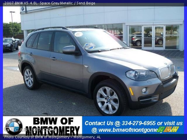 2007 BMW X5 4.8i in Space Grey Metallic