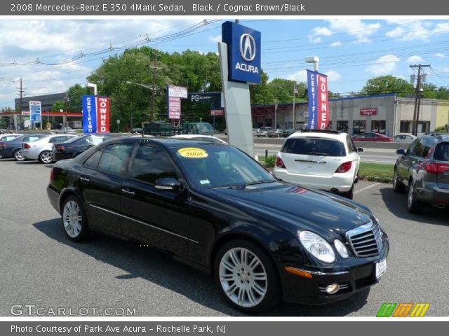 2008 Mercedes-Benz E 350 4Matic Sedan in Black