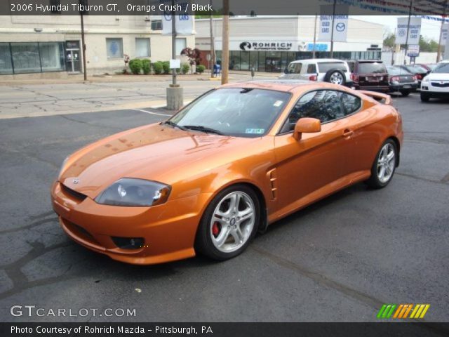 2006 Hyundai Tiburon GT in Orange Crush