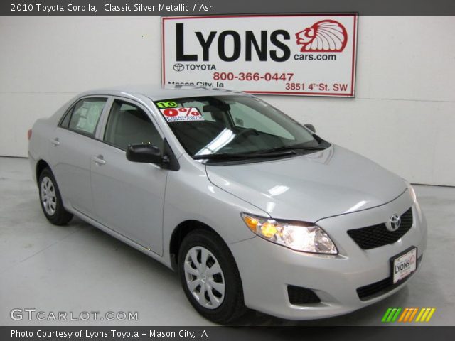 2010 Toyota Corolla  in Classic Silver Metallic