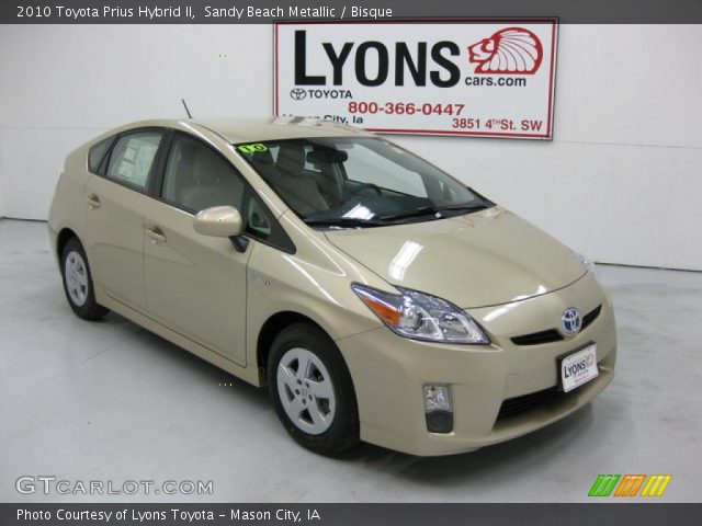 2010 Toyota Prius Hybrid II in Sandy Beach Metallic