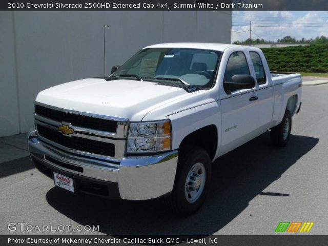 2010 Chevrolet Silverado 2500HD Extended Cab 4x4 in Summit White