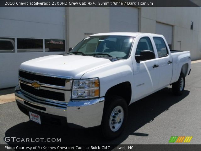 2010 Chevrolet Silverado 2500HD Crew Cab 4x4 in Summit White