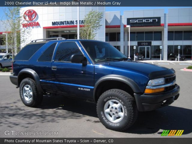 2000 Chevrolet Blazer LS 4x4 in Indigo Blue Metallic