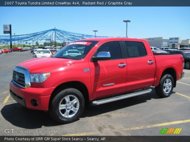 2007 Toyota Tundra Limited CrewMax 4x4 in Radiant Red