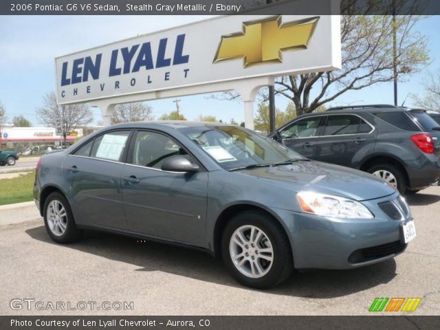2006 Pontiac G6 V6 Sedan in Stealth Gray Metallic