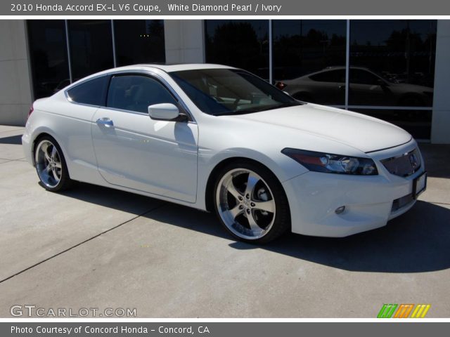 2010 Honda Accord EX-L V6 Coupe in White Diamond Pearl